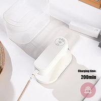 USB Rechargeable Wireless Handheld Electric Iron Removes Wrinkle 110 W Handheld Fabric Steam Iron Steamer Fabric Wrinkle Remover
