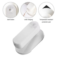 USB Rechargeable Wireless Handheld Electric Iron Removes Wrinkle 110 W Handheld Fabric Steam Iron Steamer Fabric Wrinkle Remover